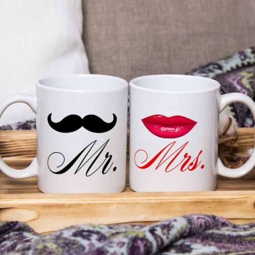 Mr. & Mrs. Customised Mugs