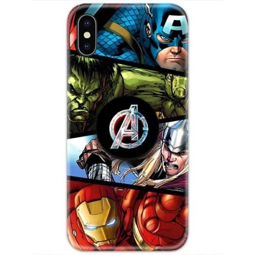 avengers theme customised mobile cover