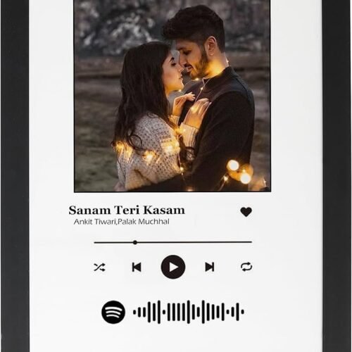 Personalized Spotify Music Plaque – A Unique Blend of Love, Music, and Memories(12inchesx18inches)