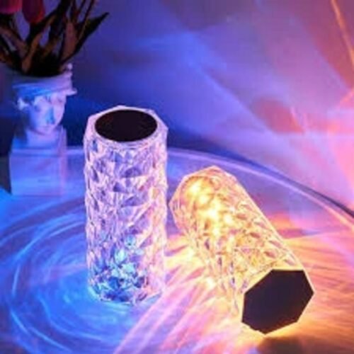 Crystal-Style LED Lamp – Modern Elegance with a Magical Glow