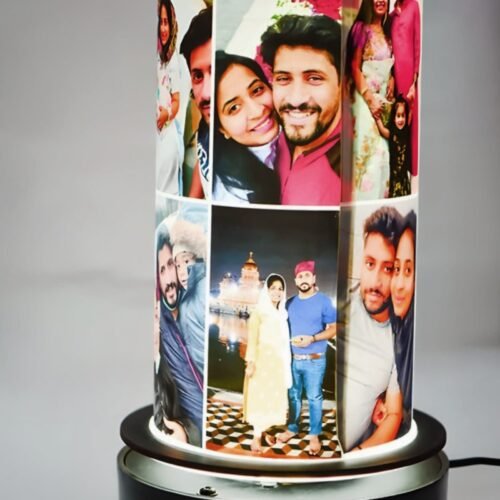 Electronic Revolving Photo Frame – A Stunning Display of Your Precious Memories