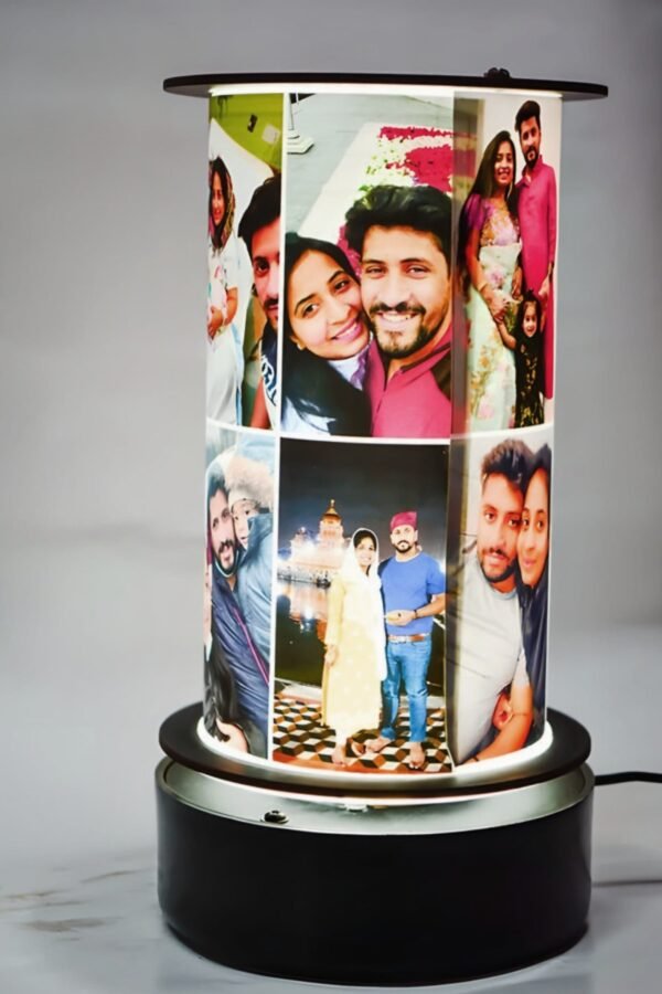 Electronic Revolving Photo Frame – A Stunning Display of Your Precious Memories