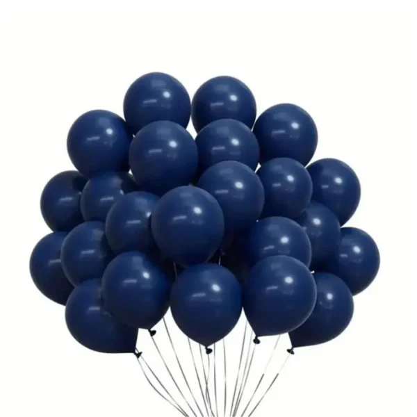 blue color balloons