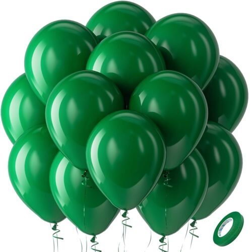 green color balloons