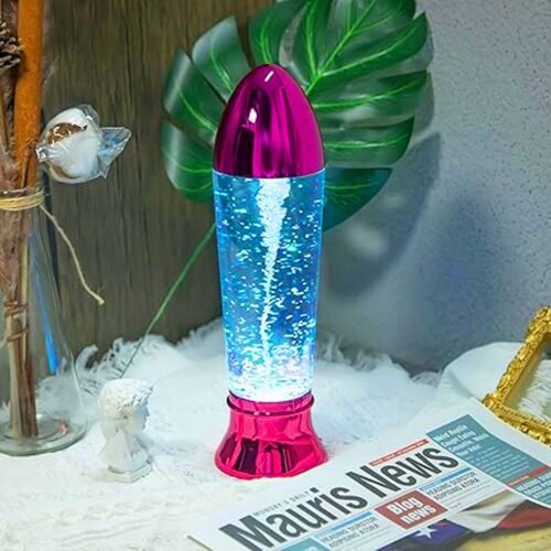 Rocket-Shaped LED TornadoLamp – Light Up Your Space with Style