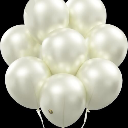 white color balloons