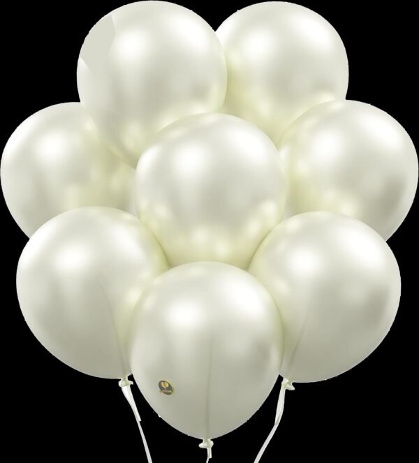 white color balloons