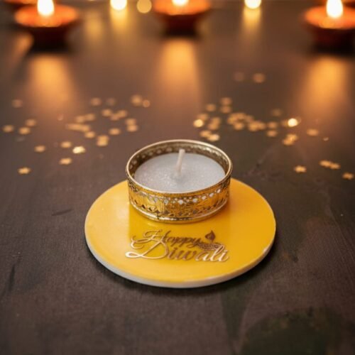 #diwalidecor #happydiwali #tealightholder #diya #diwaligifts #festivedecor #homedecorindia #yellowdecor #goldenhomes #tabledecor #pujaaccessories #laserdesign #handmadediwaligifts #festiveseason #candleholder #indianfestival #celebrationoflights