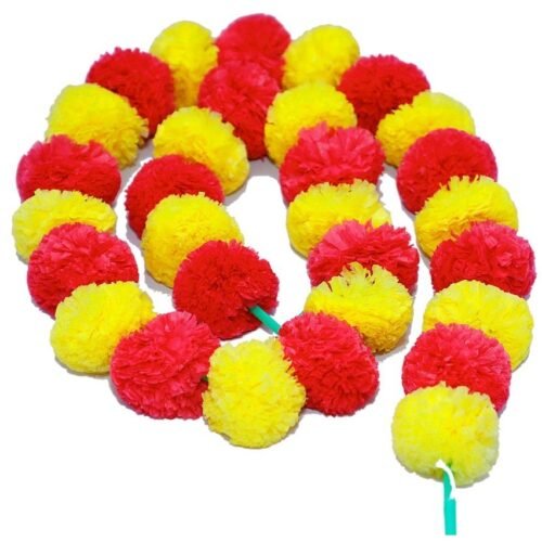 plastic phool mala