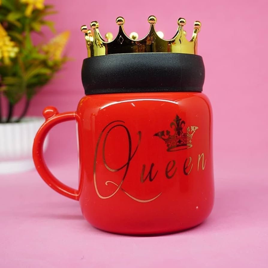 Royal Couple Ceramic Mug – Queen Edition